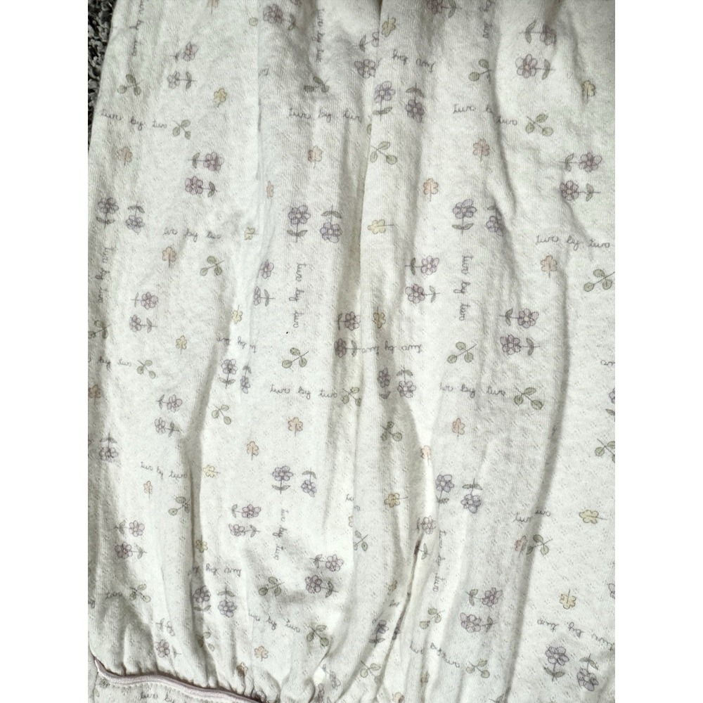 Vintage Lullaby Club Layette Gown Sz 3 months 100% cotton Dainty Floral Ivory - Picture 2 of 6